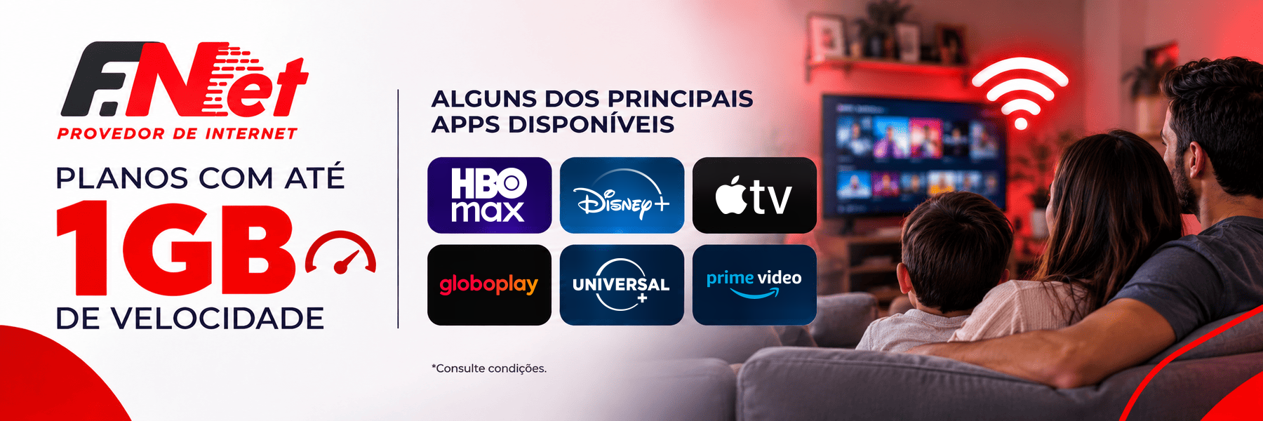 Planos com até 1GB + Apps